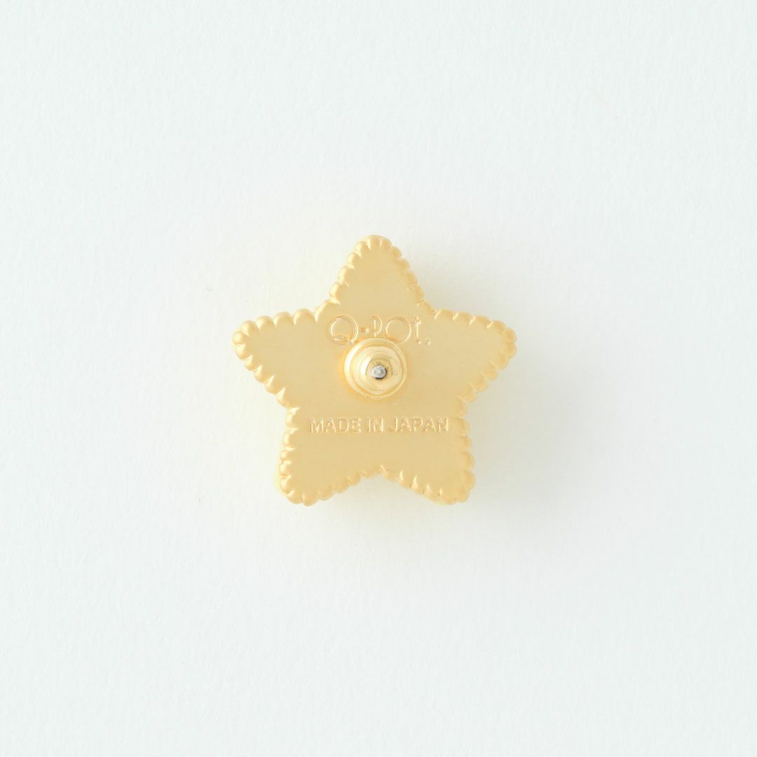 エトワールショコラ 星 ピアス イエロー