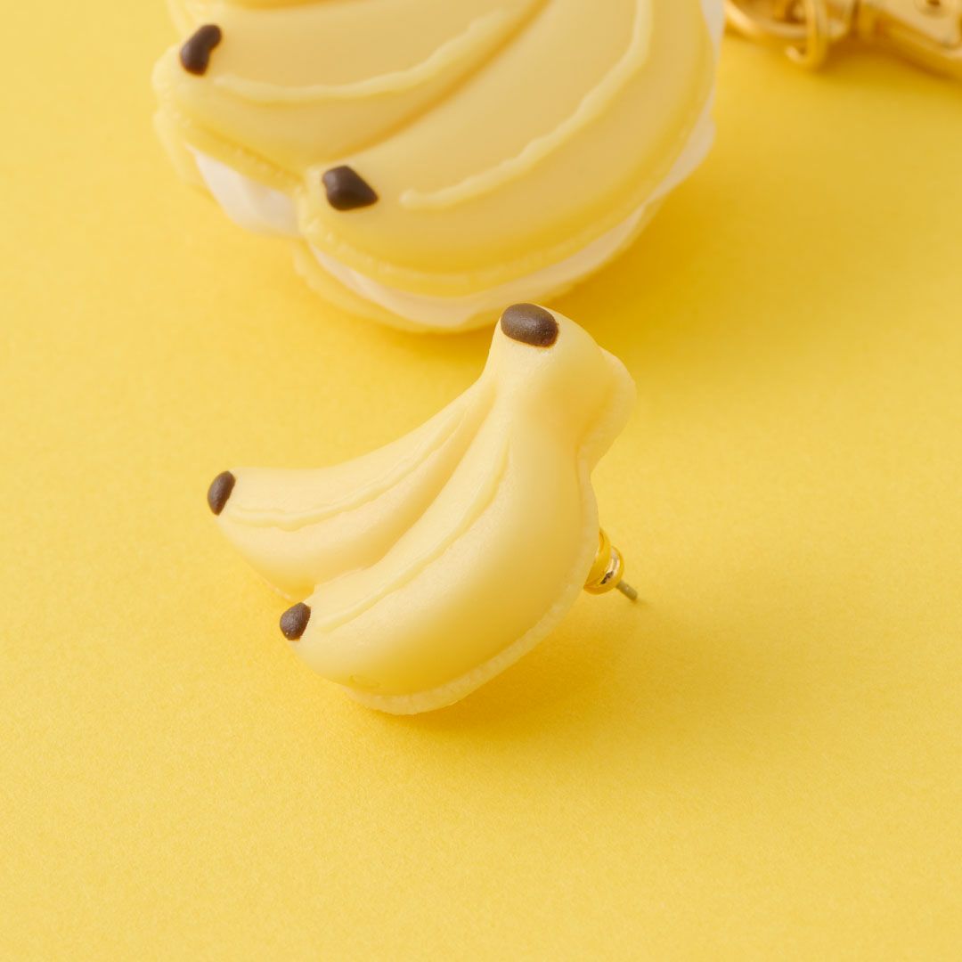 バナナマカロン ピアス