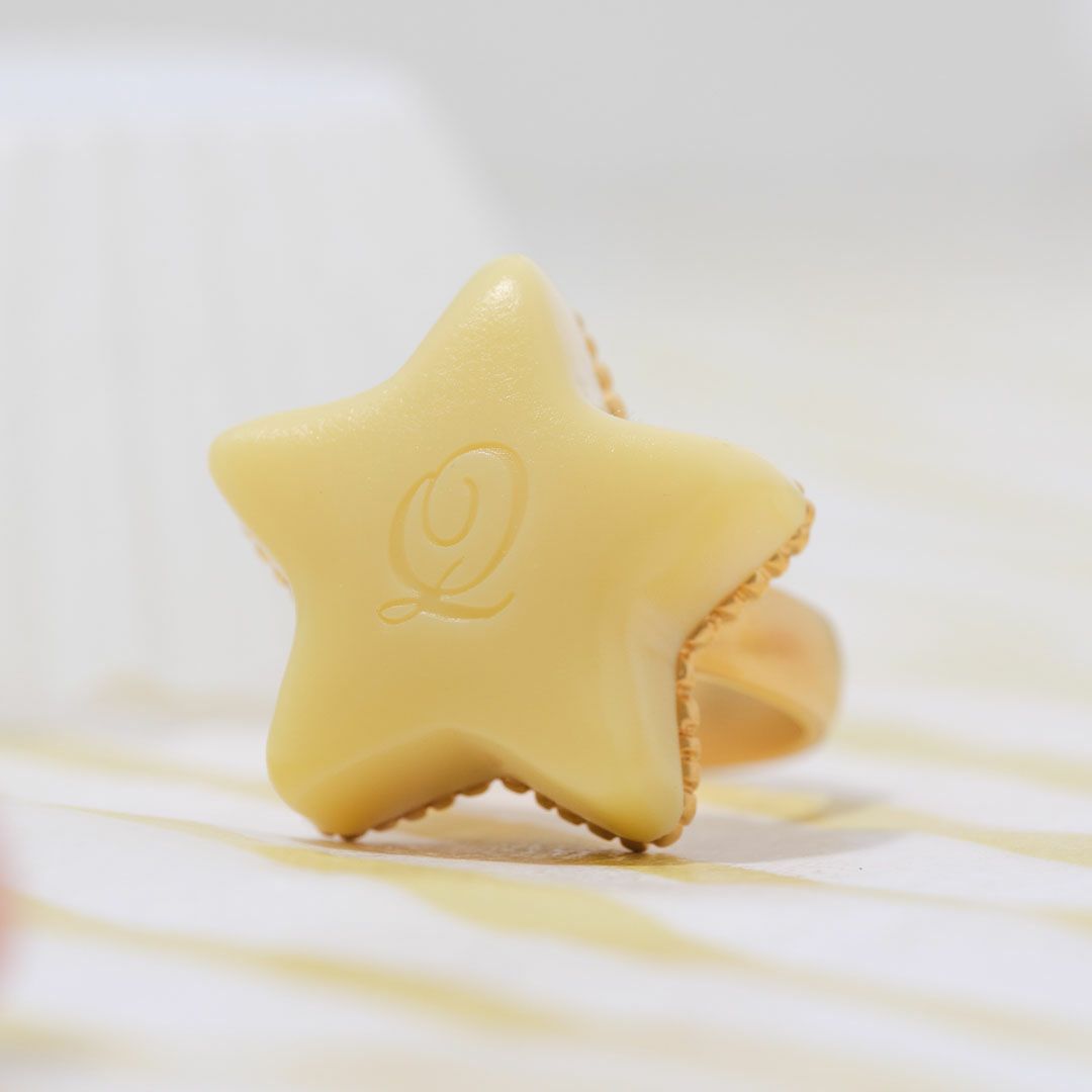 エトワールショコラ 星 リング イエロー