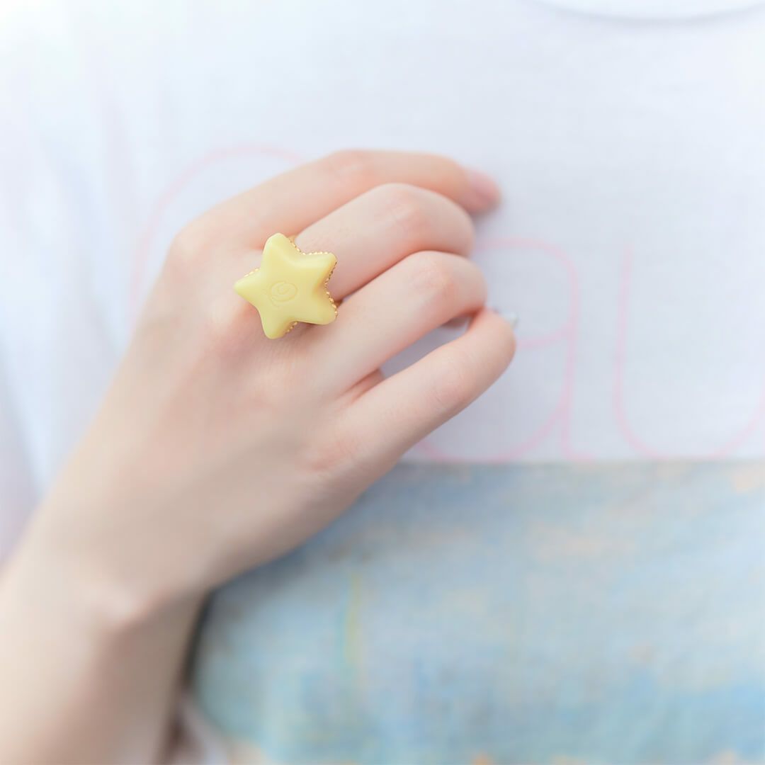 エトワールショコラ 星 リング イエロー