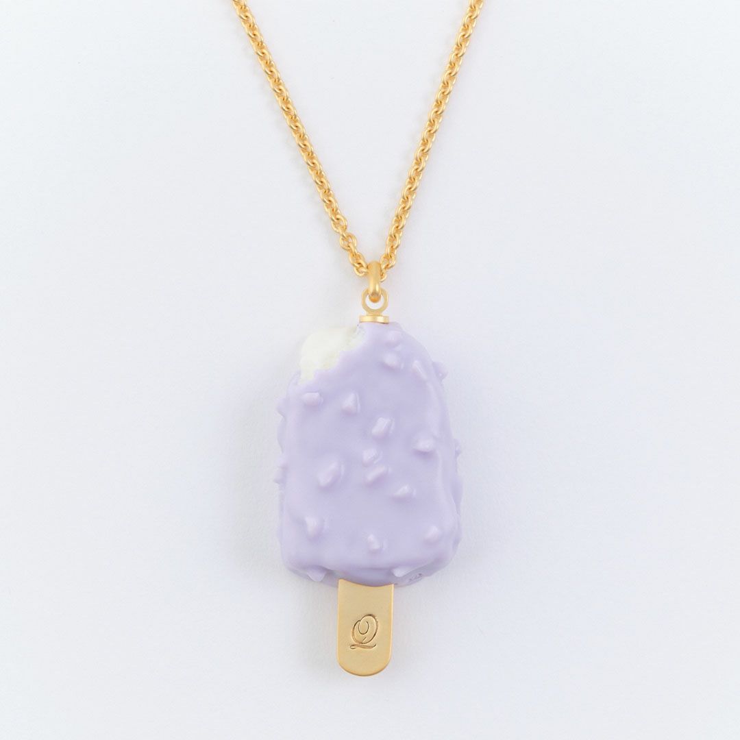 ブルーベリーチーズケーキ アイスバー ネックレス