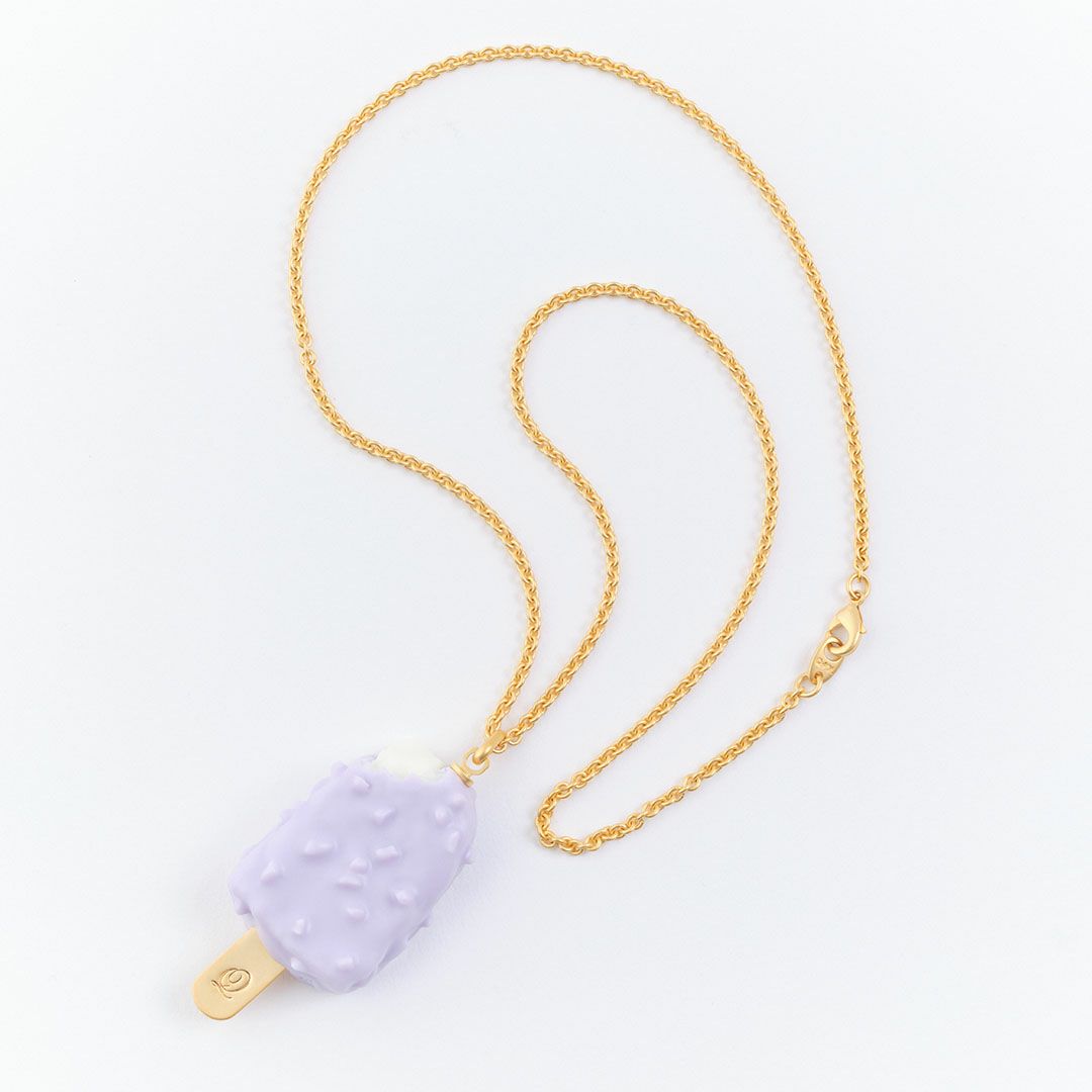 ブルーベリーチーズケーキ アイスバー ネックレス