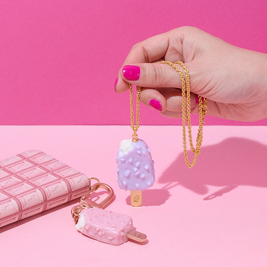 ブルーベリーチーズケーキ アイスバー ネックレス