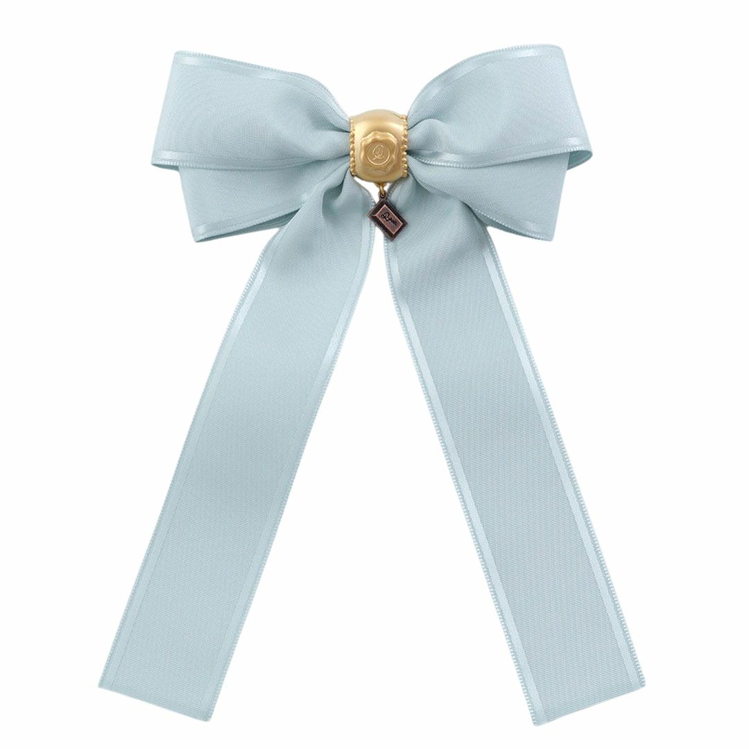 リボン チョコレート ブローチ ミント