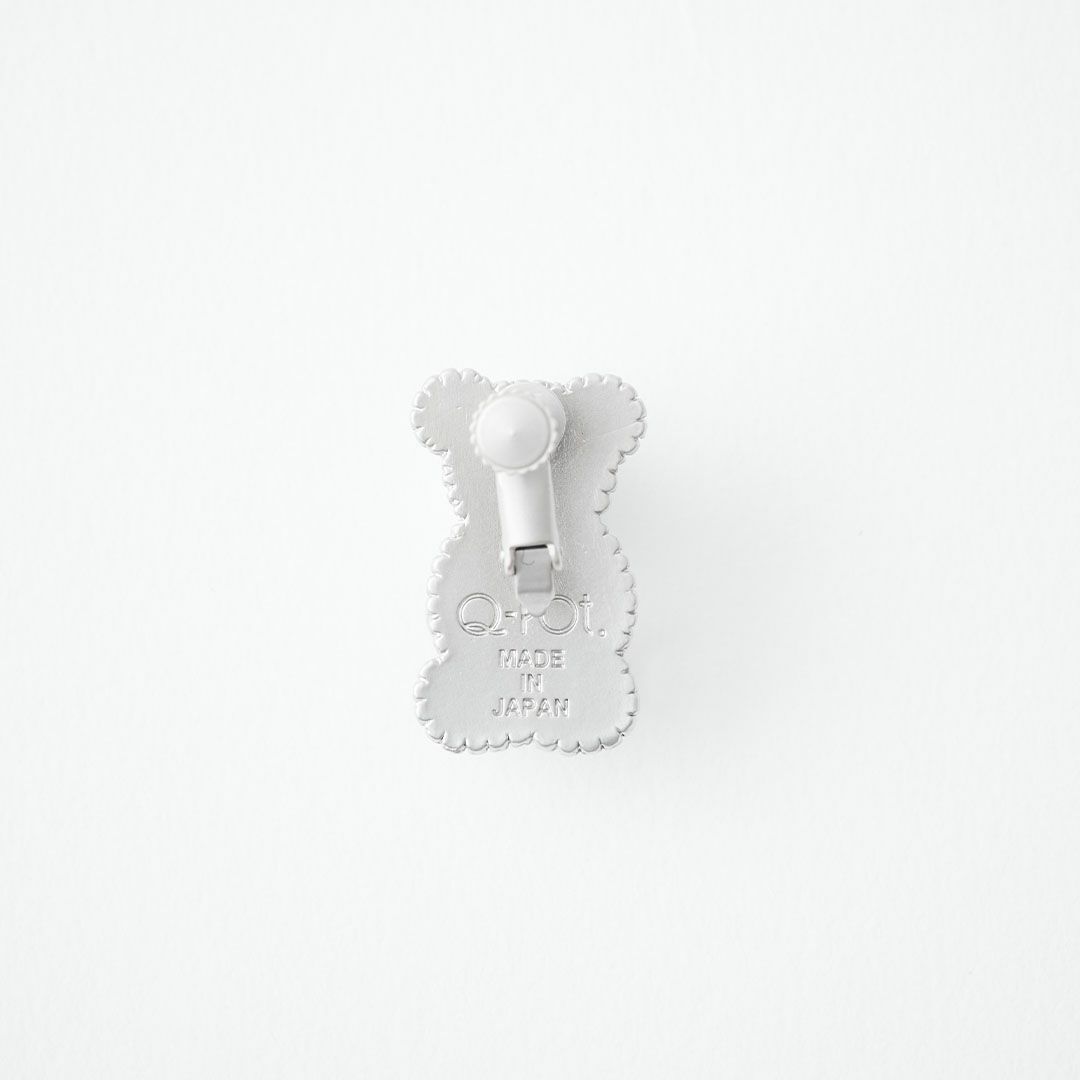 テディベアグミ　イヤリング　クリア