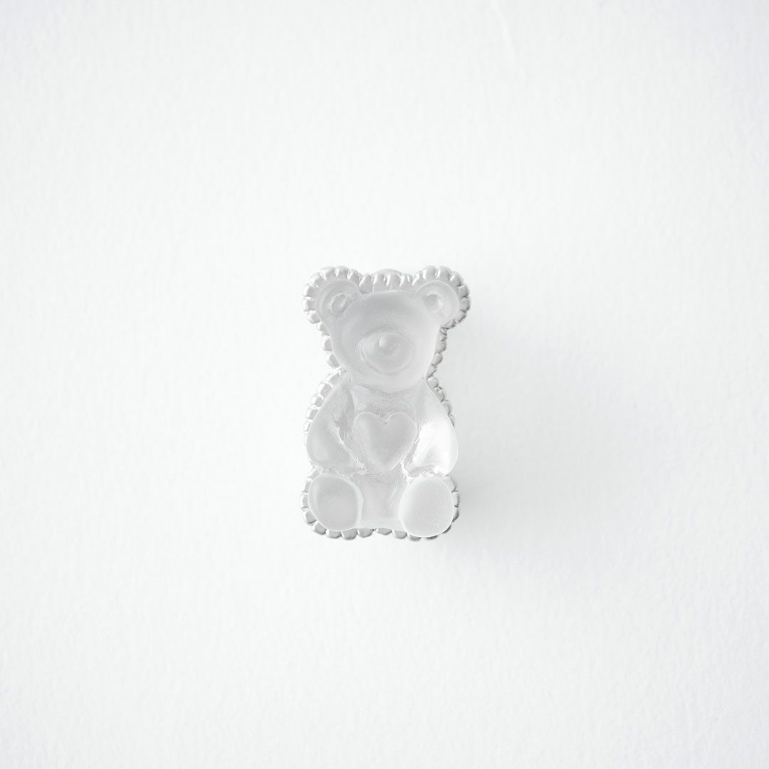 テディベアグミ　ピアス　クリア