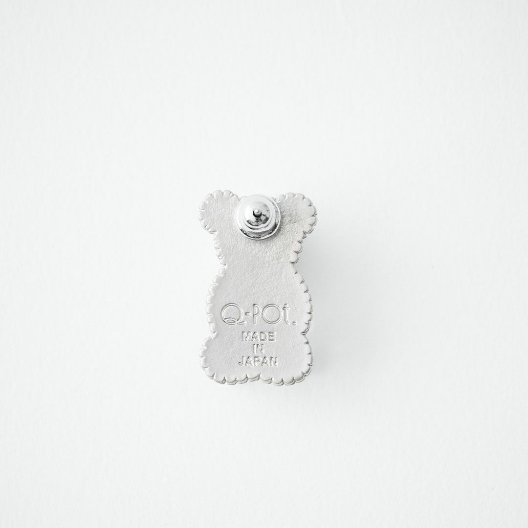 テディベアグミ　ピアス　クリア