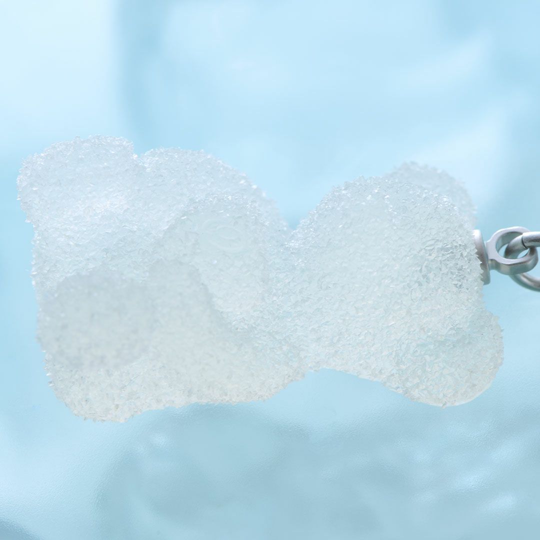 テディベアグミ　ネックレス　クリア