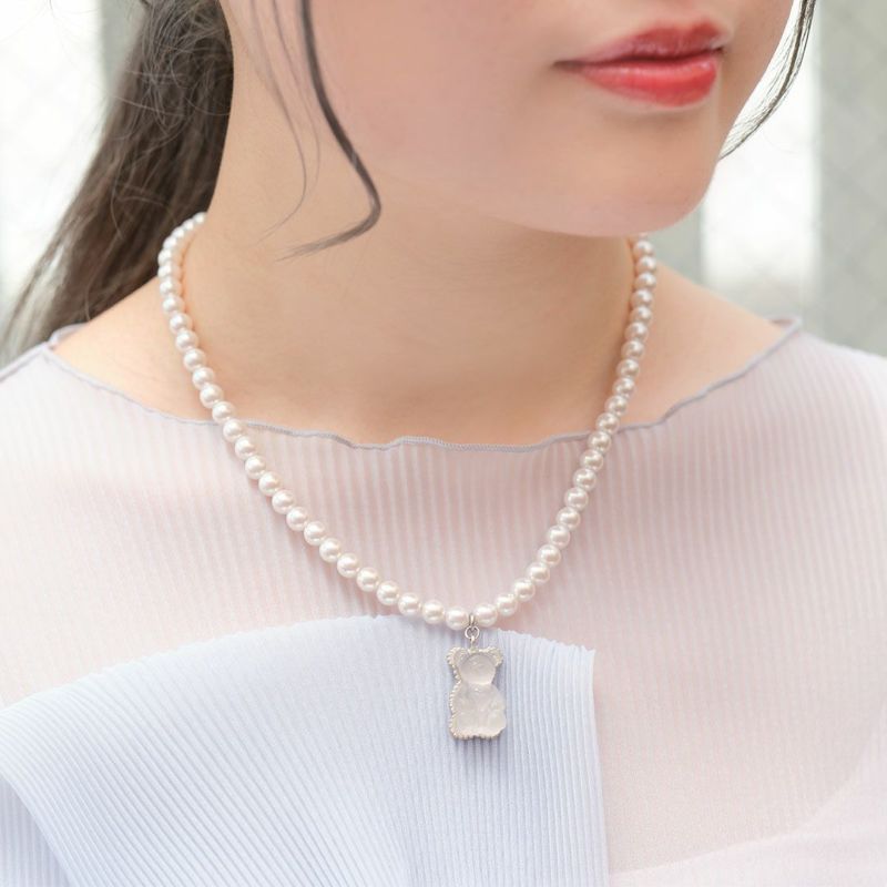 ミキモト ペンダント　テディベア クマ　パール　JAL限定品 ミキモト ペンダント テディベア クマ パール JAL限定品 ミキモト