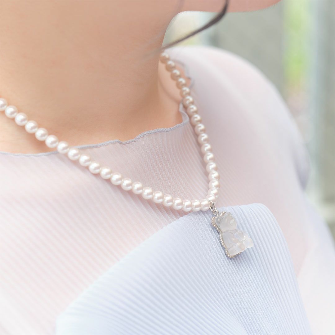 【新品未使用】テテ愛用 justLoveR.(ジャストラバー) パールネックレス BTS テテが愛用している可愛いパールネックレスが日本でも発売決定