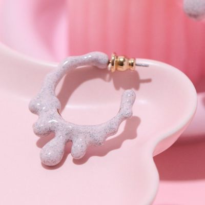 【先行発売】メルティーメルト フープピアス(ストロベリーチョコレート)