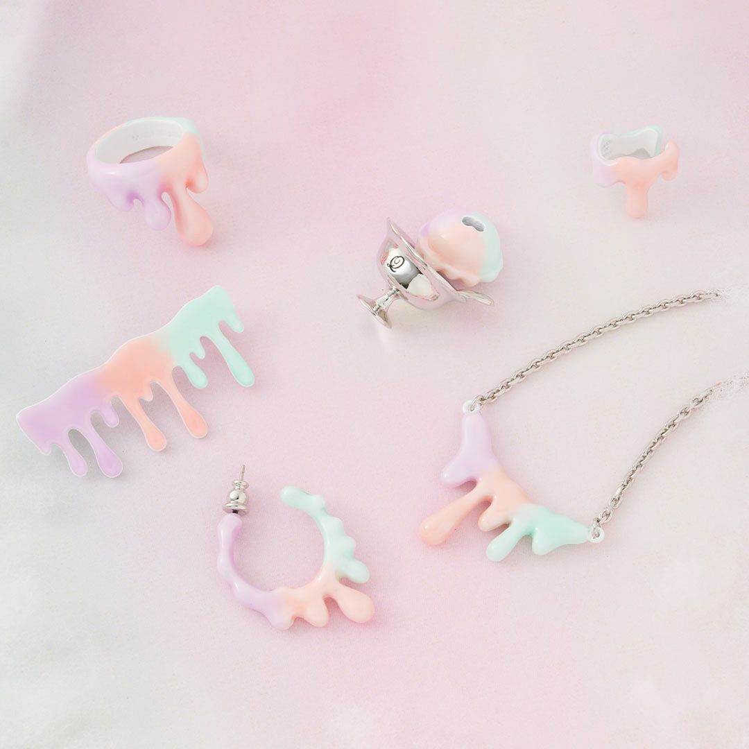 コットンキャンディ　メルト　ピアス