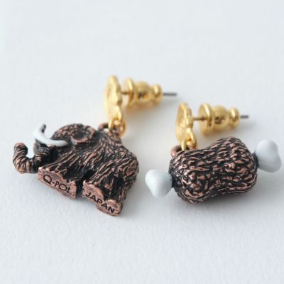マンモス ピアス(ペア）