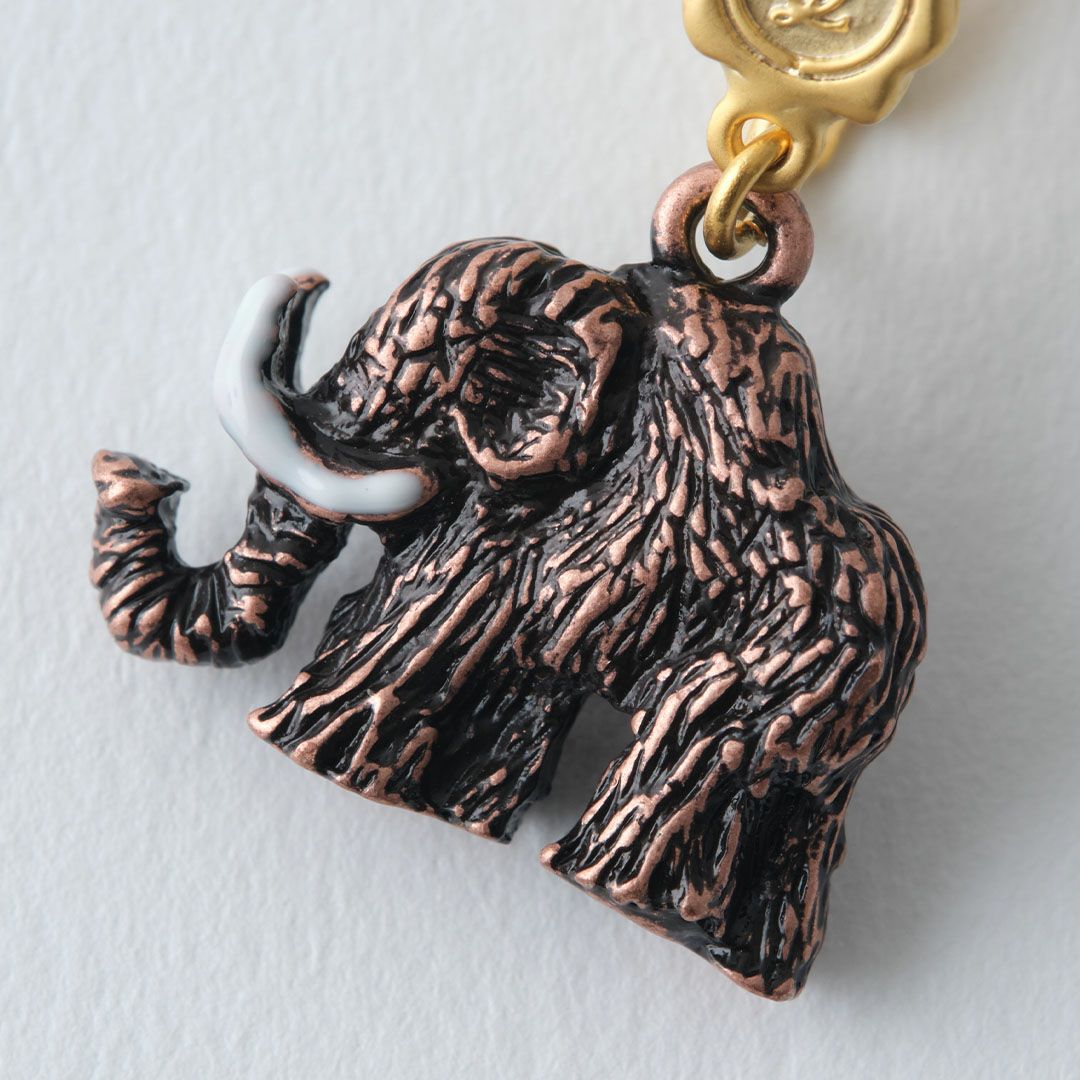 氷河期　マンモス　イヤリング