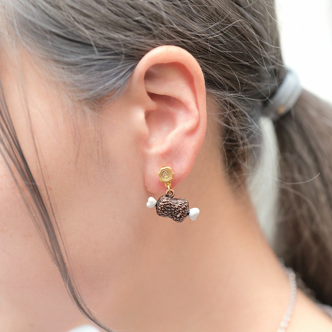 氷河期　マンモス　イヤリング