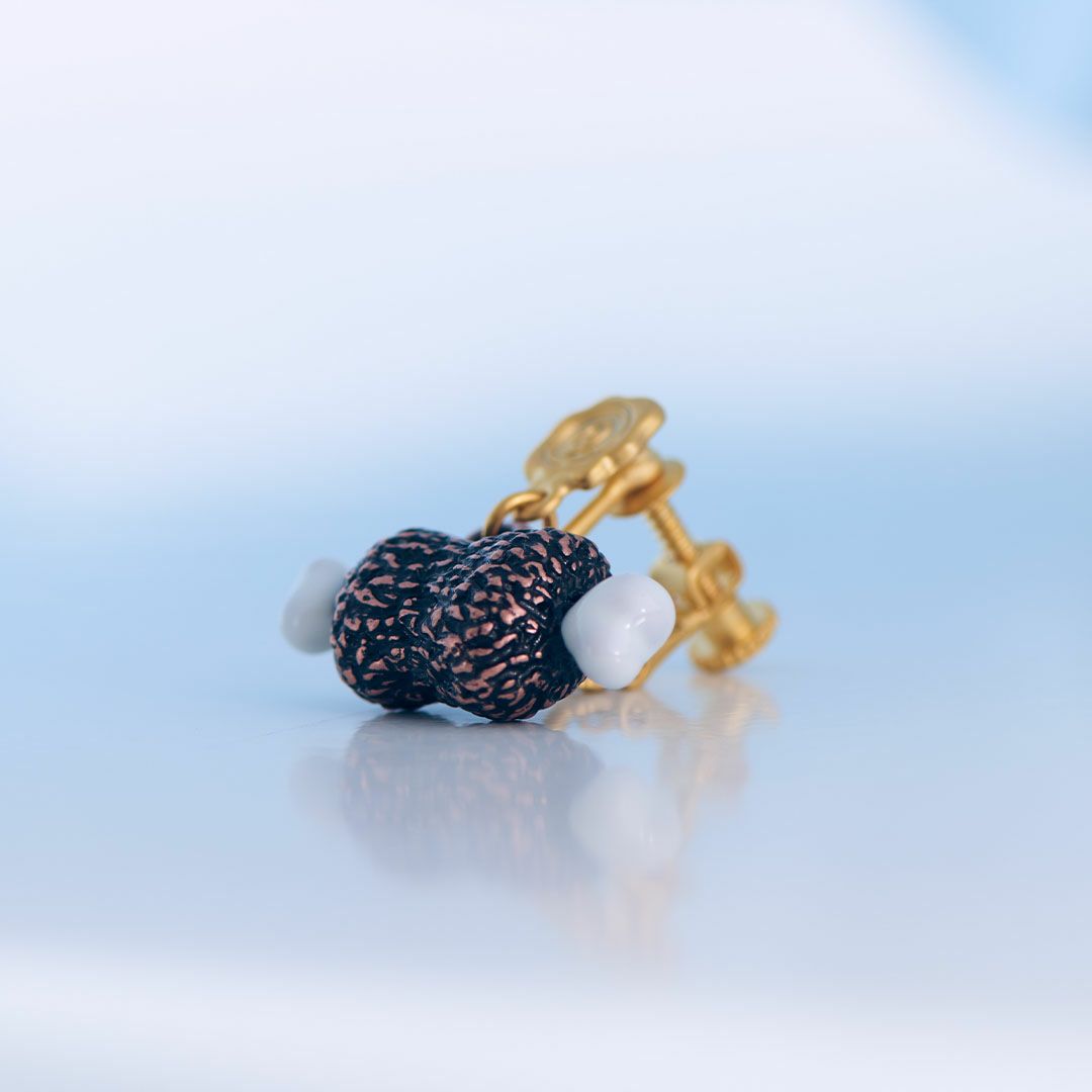 氷河期　マンモス　イヤリング