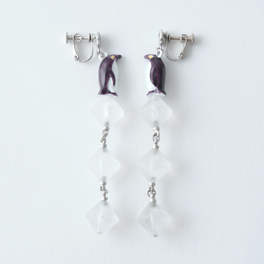 氷河期　ペンギン　イヤリング
