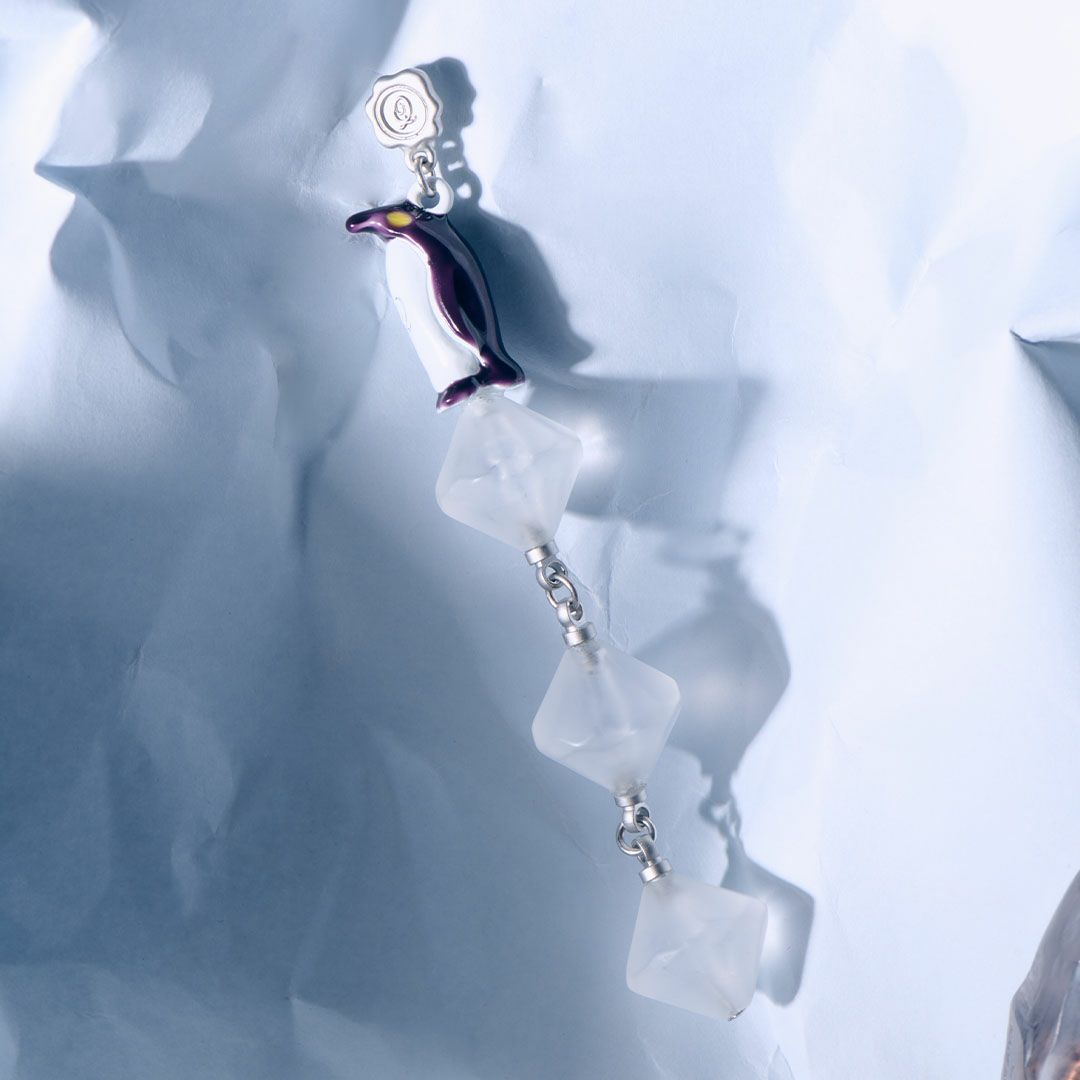 氷河期　ペンギン　イヤリング