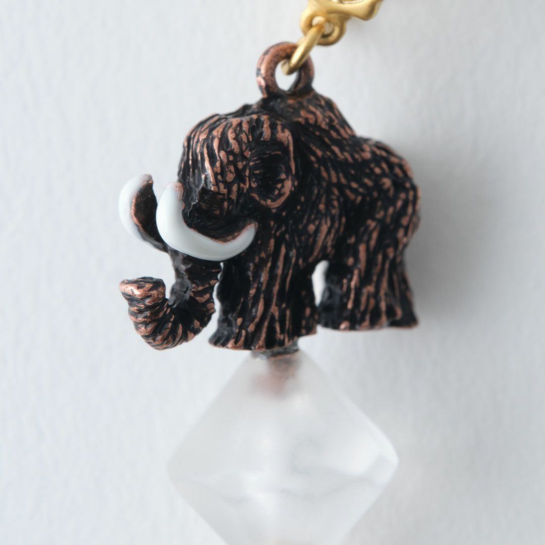 氷河期　マンモス　ピアス