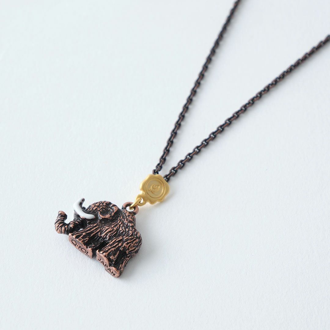 氷河期　マンモス　ネックレス