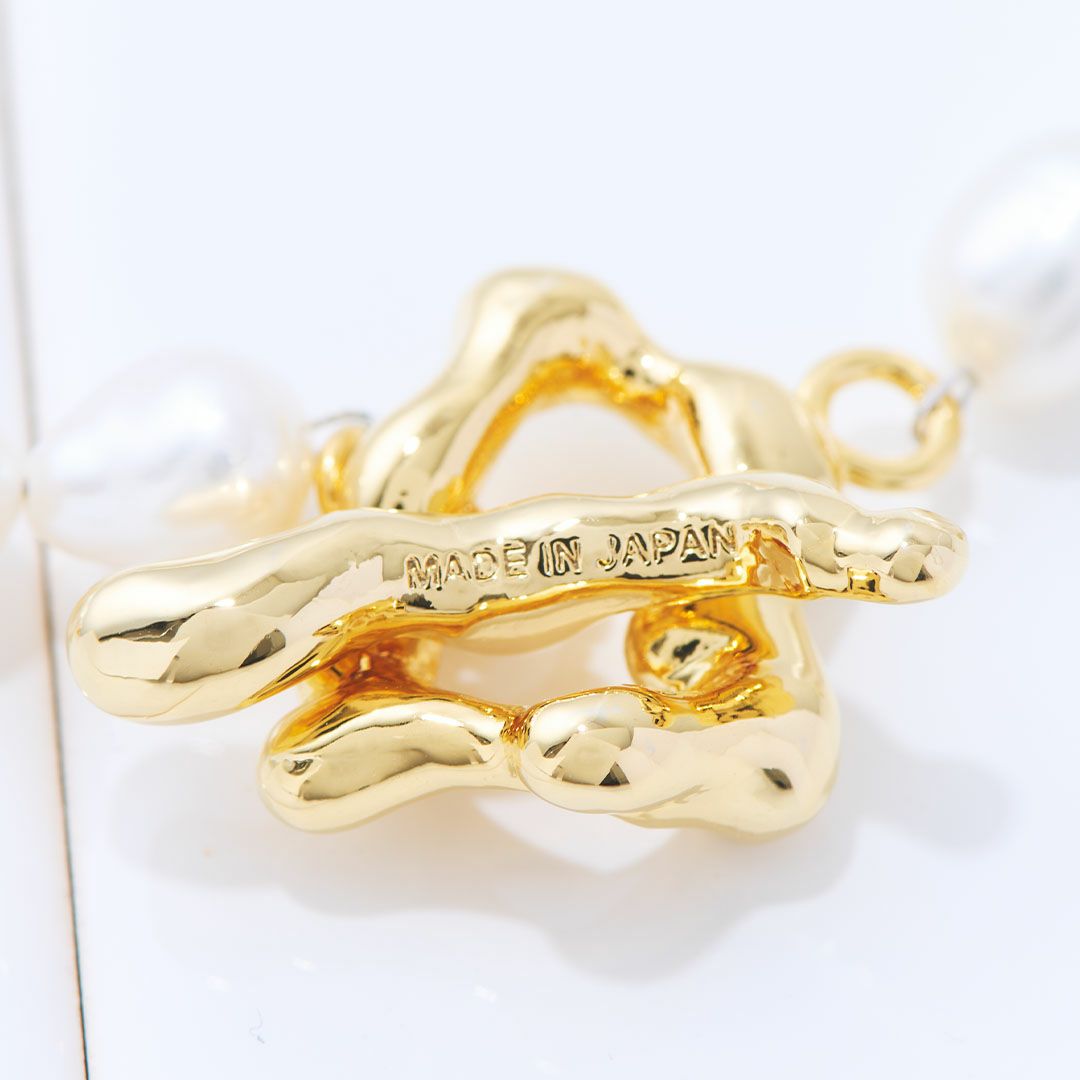 B299 高級バロック淡水パールのエレガントなネックレスジュエリー  