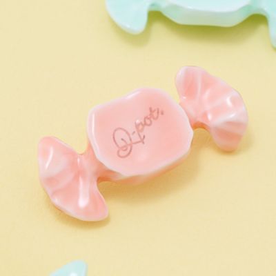 【残り１点】ミルキーキャンディー ブローチ(オレンジ)