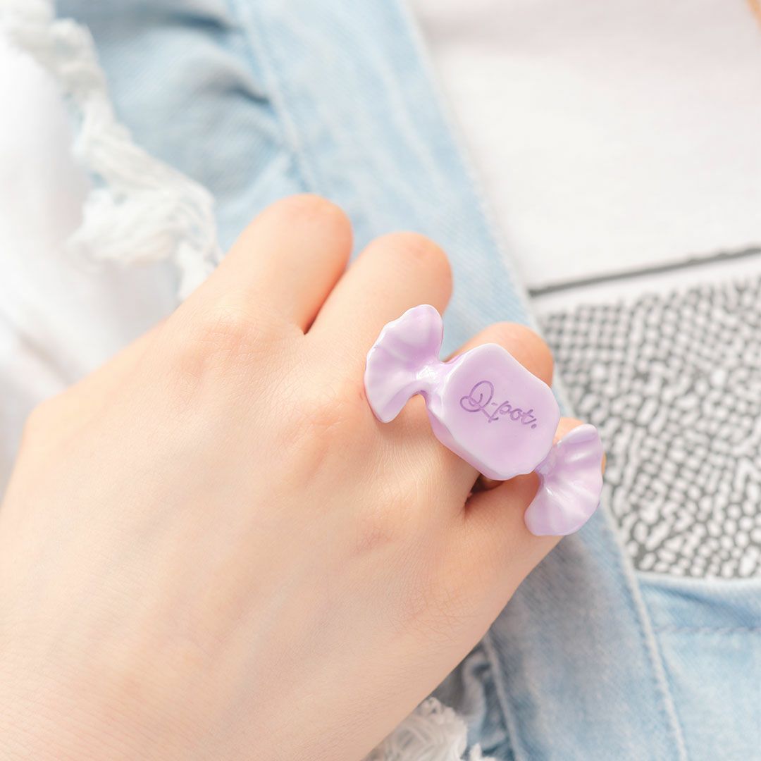 ミルキーキャンディー リング パープル