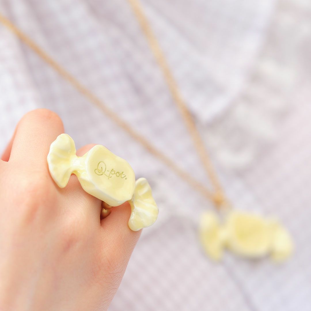 ミルキーキャンディー リング イエロー