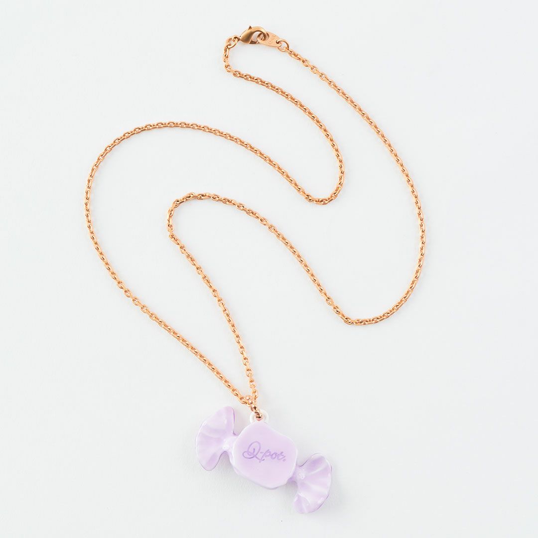 ミルキーキャンディー ネックレス パープル