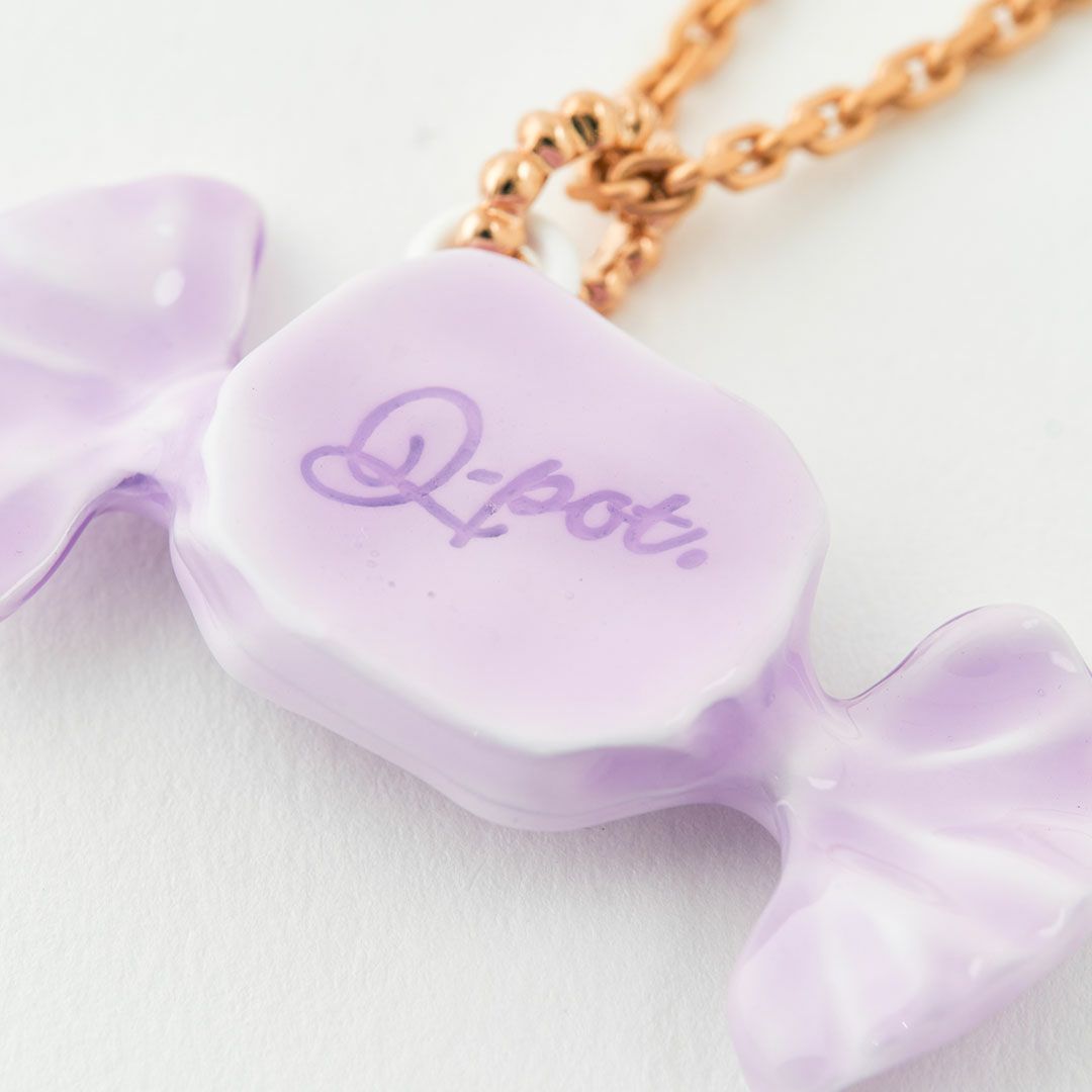 ミルキーキャンディー ネックレス パープル