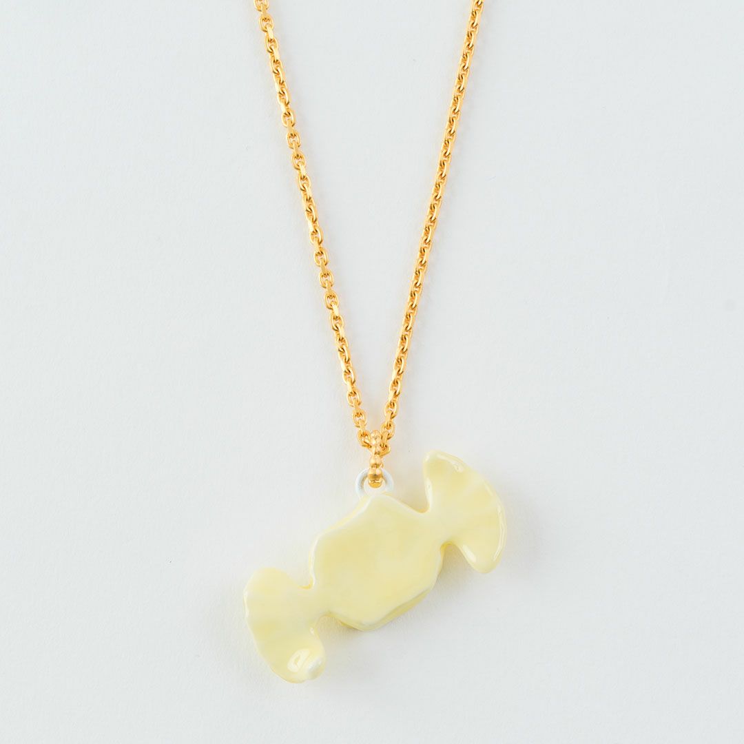 ミルキーキャンディー ネックレス イエロー