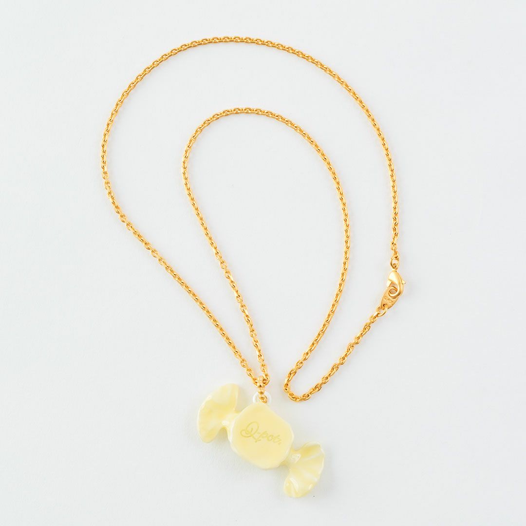 ミルキーキャンディー ネックレス イエロー