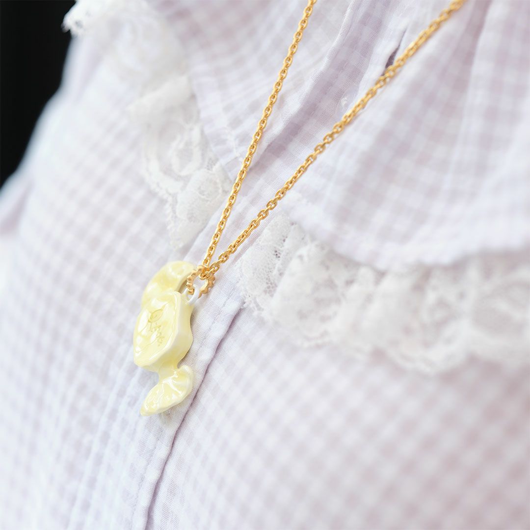 ミルキーキャンディー ネックレス イエロー
