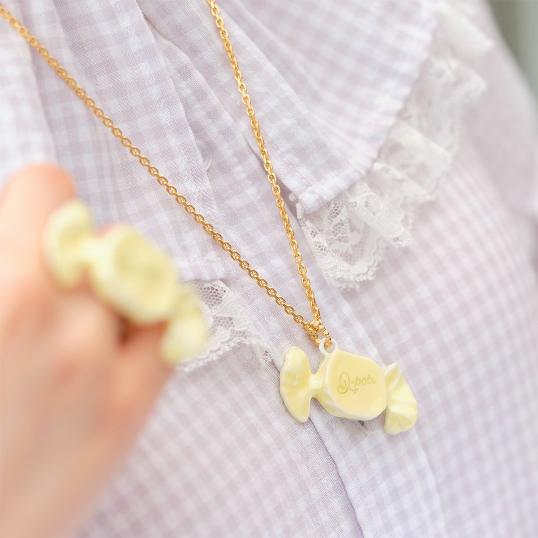 ミルキーキャンディー ネックレス イエロー