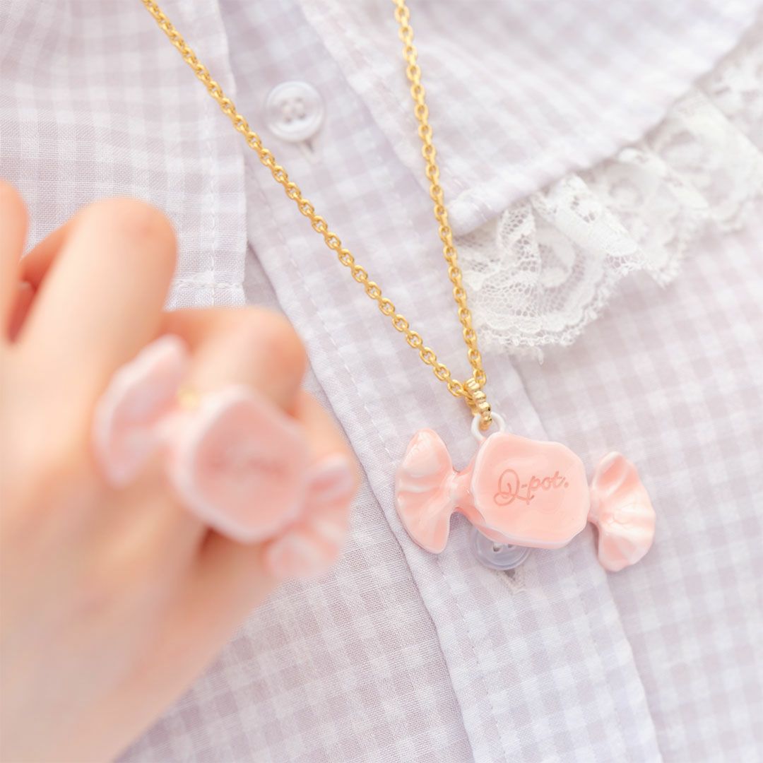 ミルキーキャンディー ネックレス オレンジ