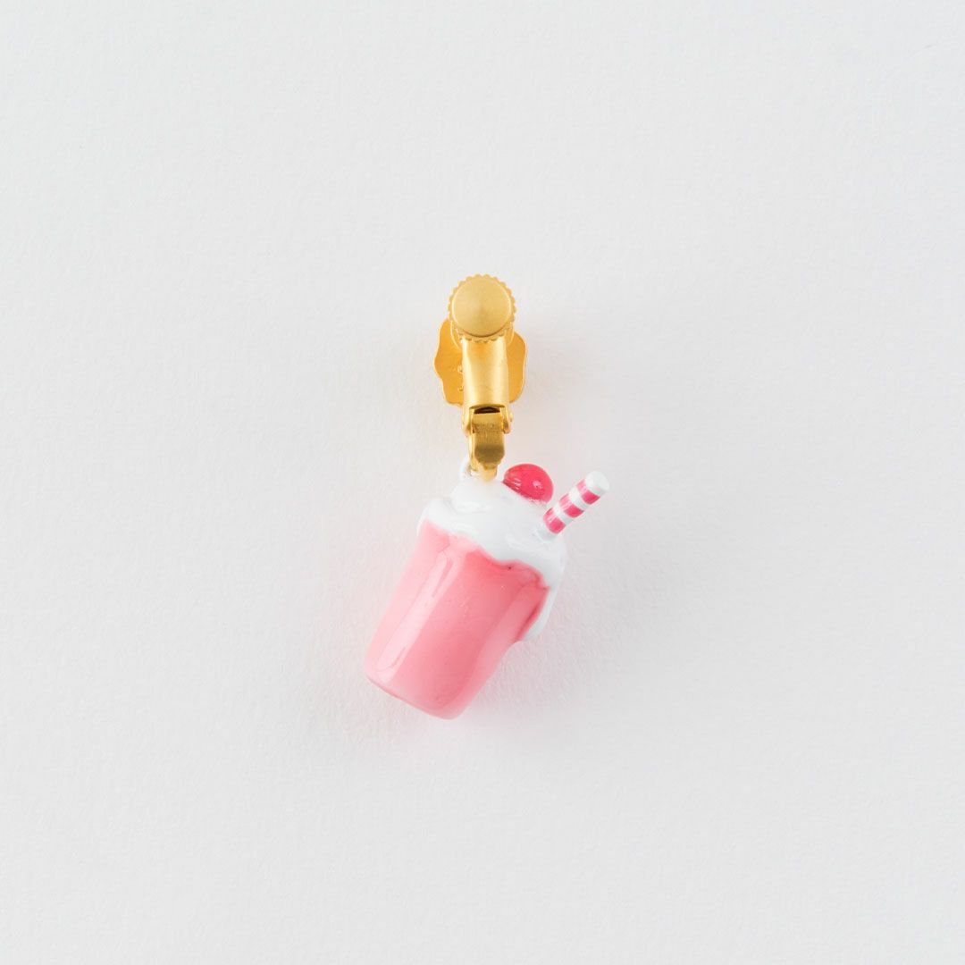 シェイク イヤリング ピンク