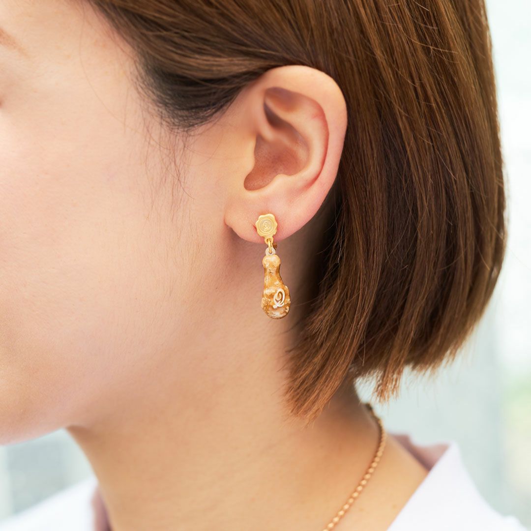 フライドチキン イヤリング