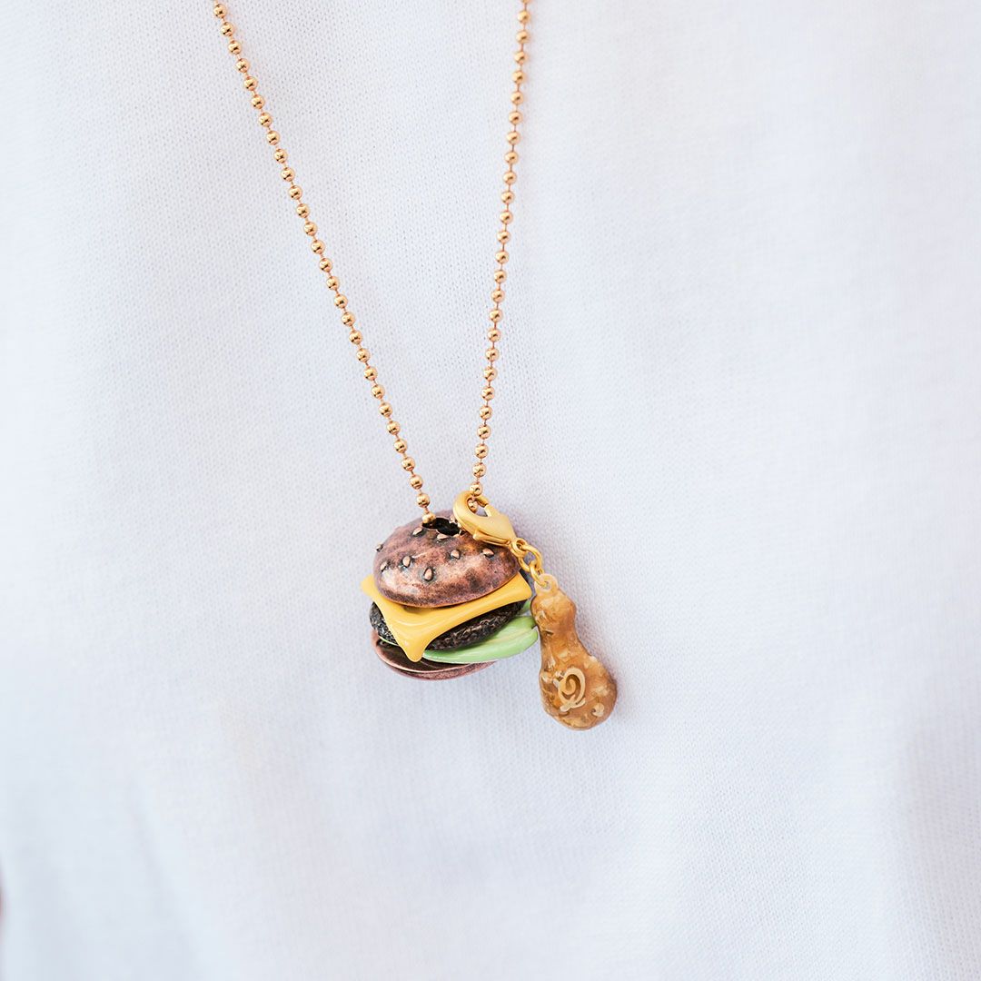 ハンバーガー フライドチキンチャーム