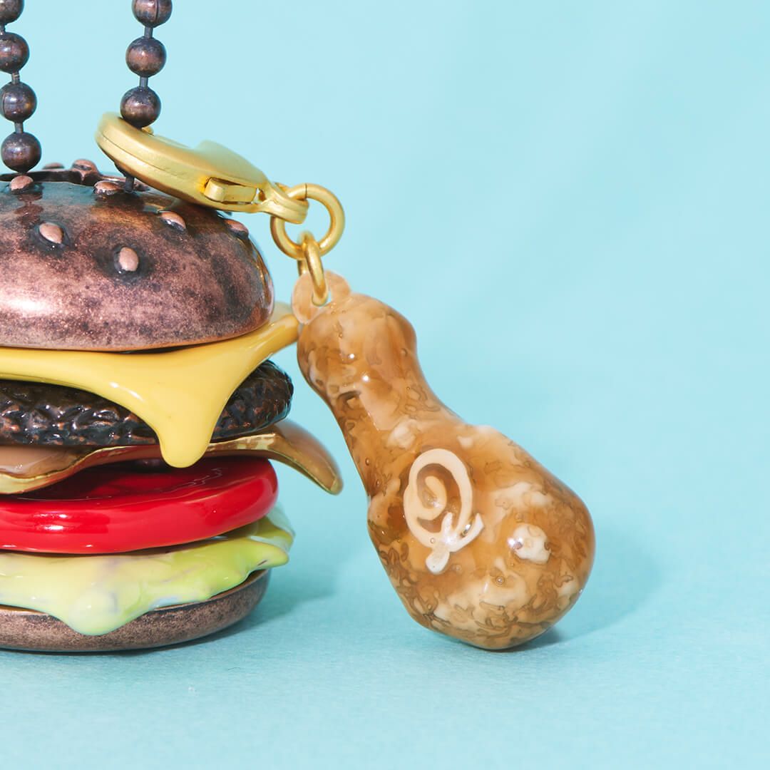 ハンバーガー フライドチキンチャーム