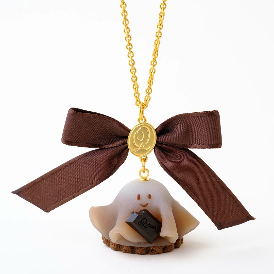 チョコレート　おばけ　ネックレス
