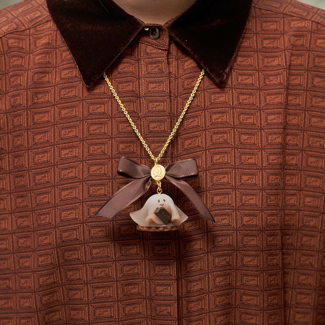 チョコレート　おばけ　ネックレス