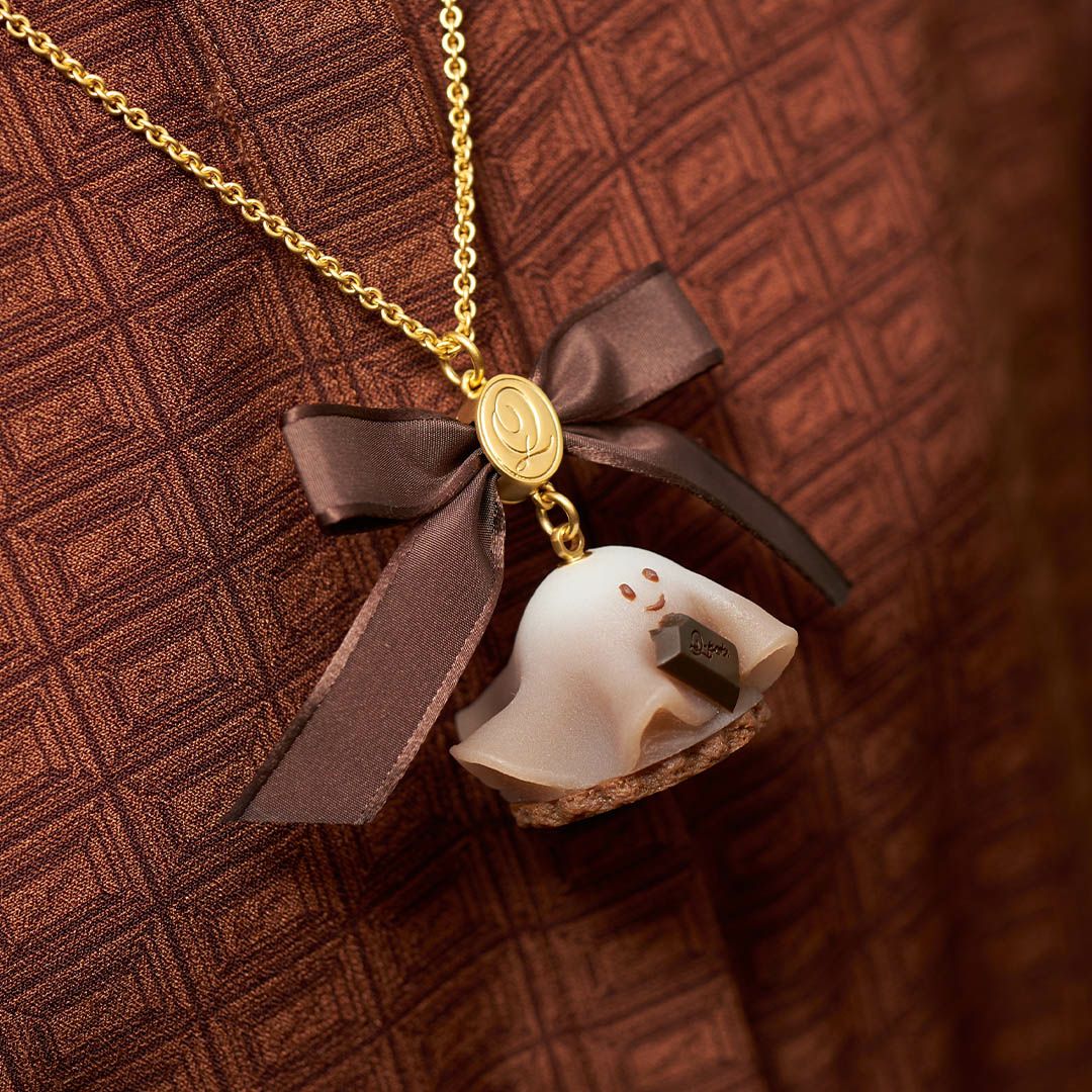 チョコレート　おばけ　ネックレス