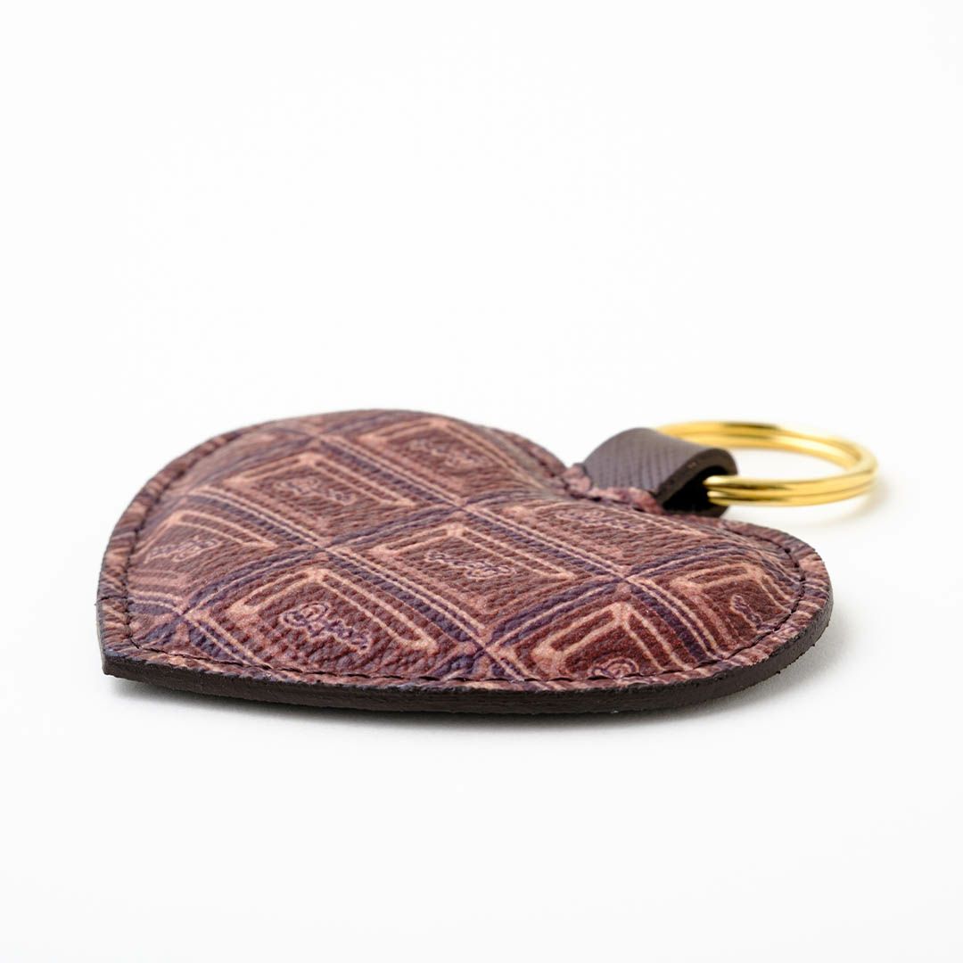 チョコレート　キーリング　ブラウン