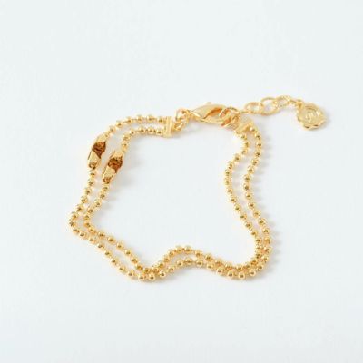 エラベルシアワセ ブレスレットボールチェーン(ゴールド)