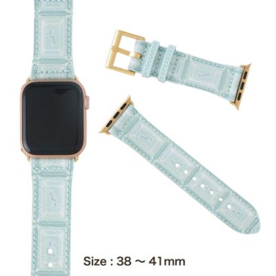 Apple Watch用 ミントチョコレート レザーバンド（38～41mm対応）