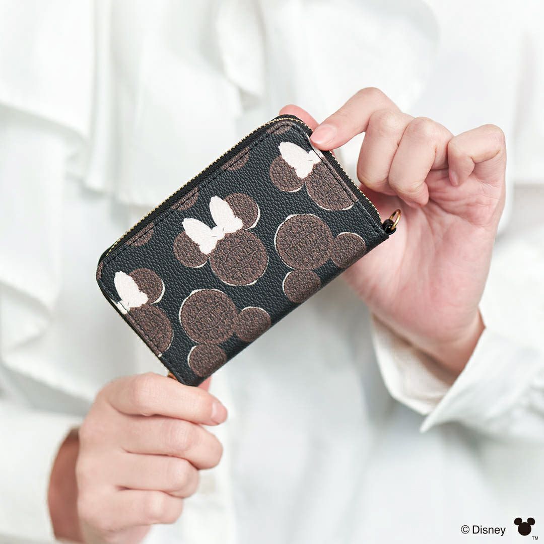 ミッキー&ミニー クリームサンド ココアクッキー コンパクト ラウンド