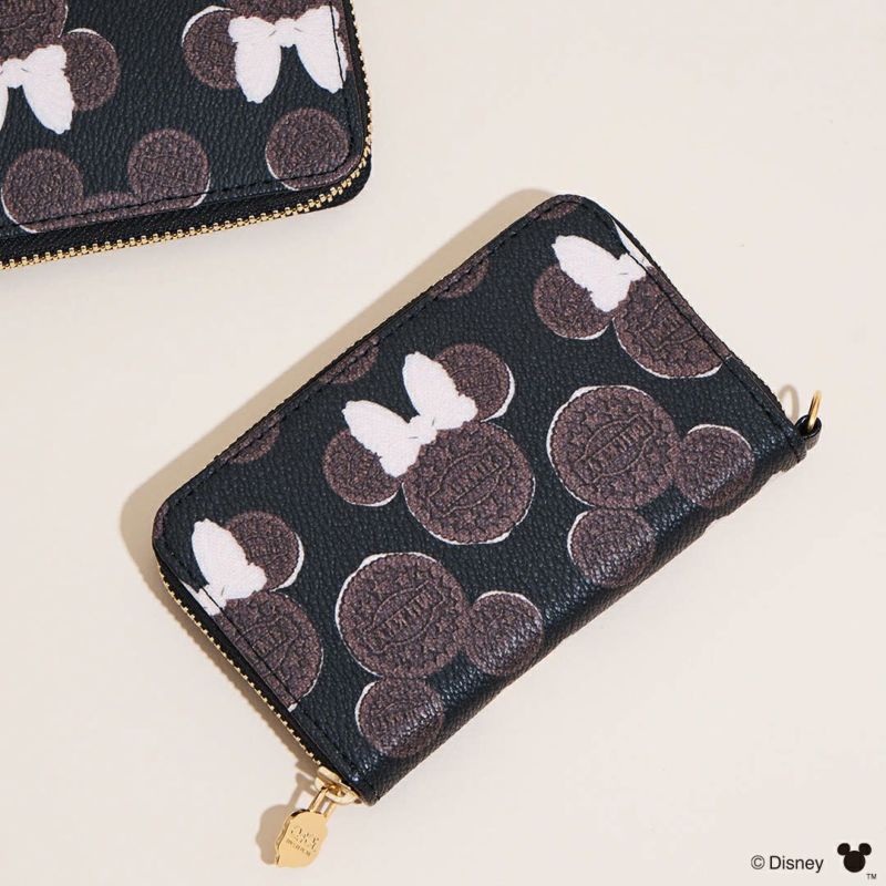 ミッキー&ミニー クリームサンド ココアクッキー コンパクト ラウンド