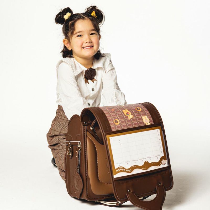 Q-pot.テディベア チョコレートクッキーランドセル【2026年度ご入学用
