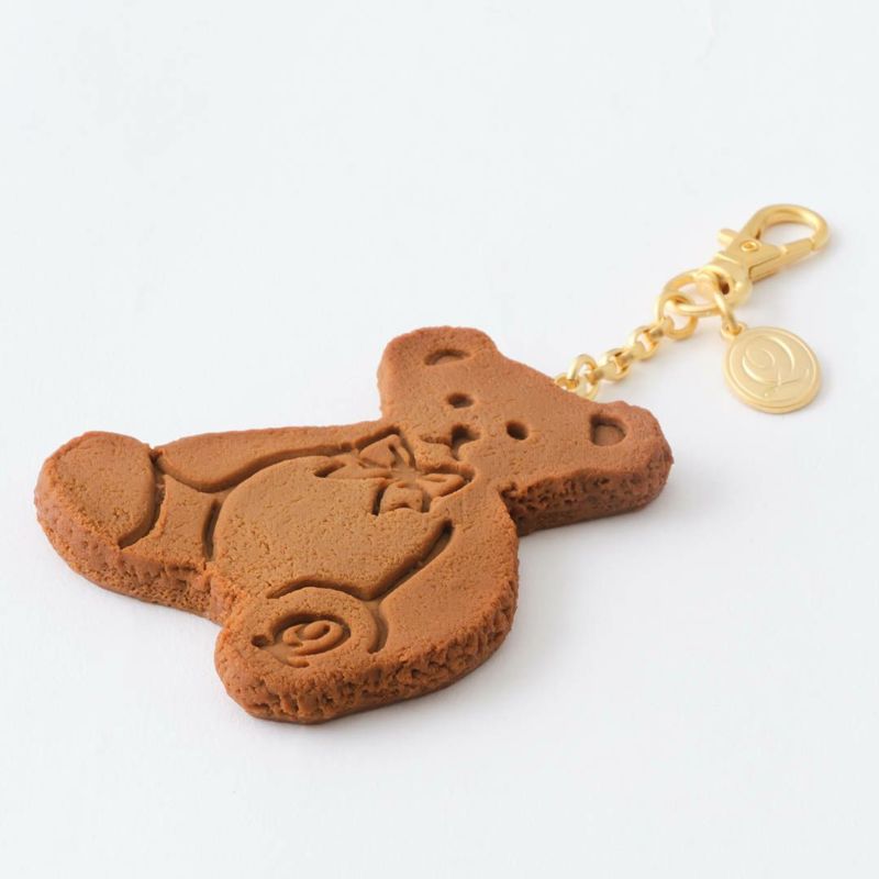 qpot Q-pot ミルククッキー×レモンテディベア　バッグチャーム qpot Q-pot ミルククッキー×レモンテディベア バッグチャーム