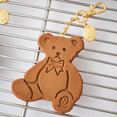 テディベア 焼きたてクッキー バッグチャーム(キャラメル)